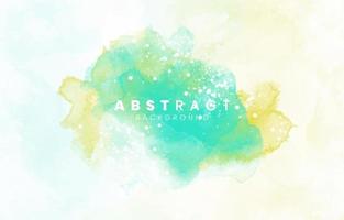 Abstract colorful watercolor for background. vector