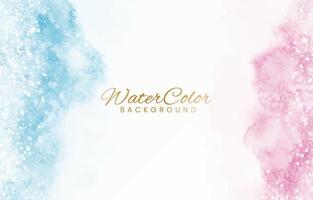 Abstract colorful watercolor for background. vector