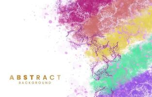 Abstract colorful watercolor for background. vector