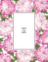 Chrysanthemum. Greeting card, invitation or vertical banner with flowers of pink chrysanthemum vector