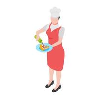 Food Serving Concepts vector