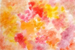 Flowing and mixing watercolor colors. Multicolored background illustration. Red, orange, magenta colors flowing on a paper. vector