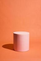 plataforma de producto simple en rosa