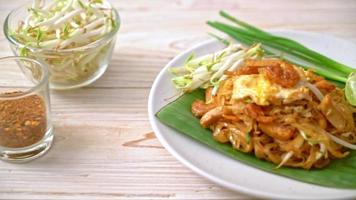 pad thai - stir fried noodles in Thai style
