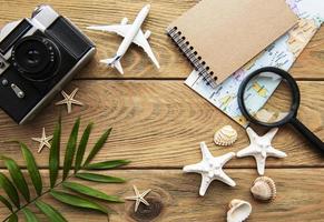 Summer holiday background. Travel concept photo