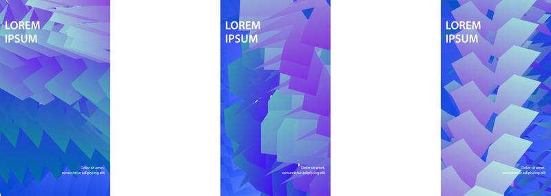 set of abstract gradient background. EPS 10
