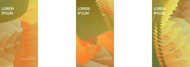 set of abstract gradient background. EPS 10