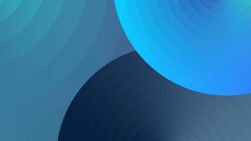 Modern and Creative Abstract gradient background with blue circles vector