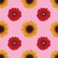 beautiful florals seamless pattern vector design