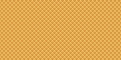 Waffle texture seamless pattern. Wafer background, vector. vector