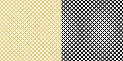 Mesh seamless pattern. Waffle texture repeating pattern. Vector flat style.