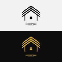 Abstract building logo with an elegant concept. suitable for housing, companies, consultants, etc vector