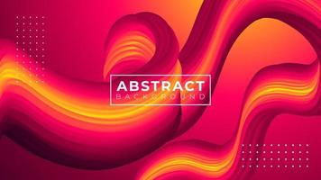 3D abstract fluid modern vector trendy background illustration design.