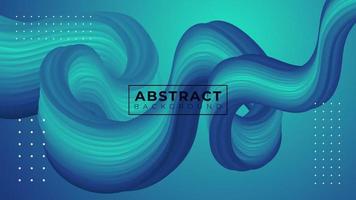 3D Fluid abstract vector trendy modern background illustration design.