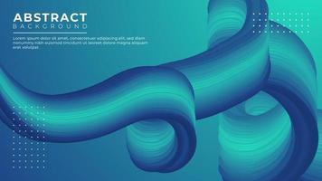 3D Fluid abstract vector trendy modern background illustration design.