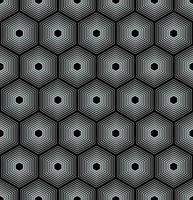 BLUE BACKGROUND WITH BLACK VECTOR HEXAGONS