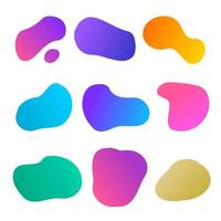 Blob Gradient Abstract Vector Sets