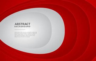 red white modern abstract background design vector