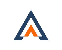 Double abstract triangle shape vector
