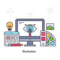 Design Colors of Vector design illustration