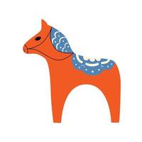 Dala horse vector illustration