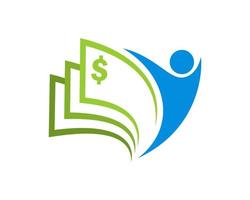 Accountant management finance logo vector