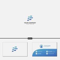 simple abstract E commerce logo design vector