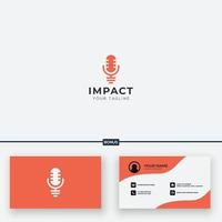 podcast simple industry logo modern smart connect vector