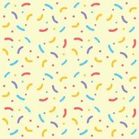 seamless pattern with sprinkles freefrom vector