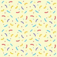 seamless pattern with sprinkles freefrom vector