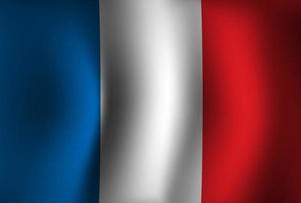 France Flag Background Waving 3D. National Independence Day Banner Wallpaper