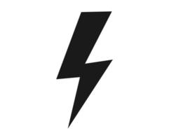 High voltage icon. Shock warning symbol. vector