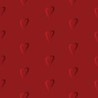 Heart Shape Seamless Pattern Luxury Valentines Day Background vector