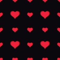 heart shape seamless pattern love symbol valentines background