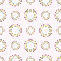 Seamless Circle Pattern Youthful Colors Background vector