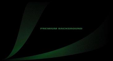 elegant background with green line for cover, banner, poster, card background vector