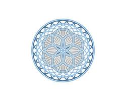 Abstract circle ornament vector