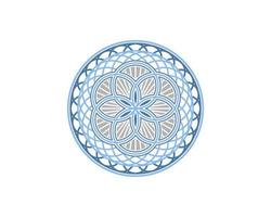 Abstract circle ornament vector