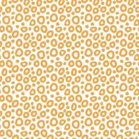 Abstract seamless pattern od circles, looks like coffee foam, water or air bulbs. Vector repeat illustration on white background