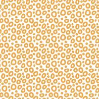 Abstract seamless pattern od circles, looks like coffee foam, water or air bulbs. Vector repeat illustration on white background