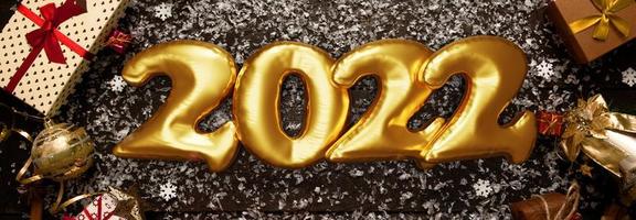 Happy New Year Background. Start to 2022. 3D illustration photo
