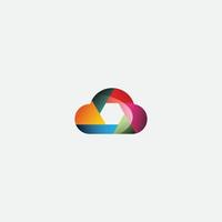 cloud logo template vector symbol