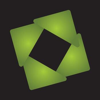 Abstract business logo set. Corporate identity design elements. Network connect, integrate, grow concepts. Science technology, health and medical, market logotype collection. Color Vector brand icons