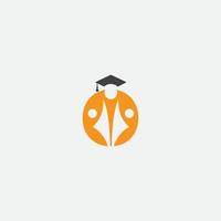 Education and Graduation Logo Design Vector