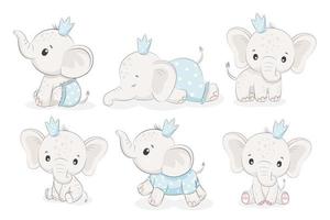 Baby Shower Elefante Vectores, Iconos, Gráficos y Fondos para Descargar  Gratis