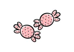 hand drawn candy vector