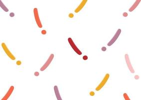 colorful exclamation mark background vector