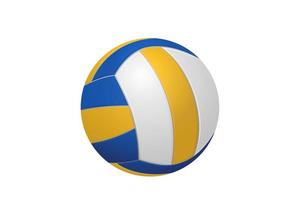 Volleyball ball isolated on white background photo