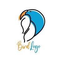 Bird logo. Suitable for company logos bird farm, bird feed company, bird community or other product logos vector