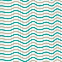 Abstract Wave Pattern with tosca color vector